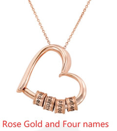 Personalized Heart Necklaces Women Jewelry Custom Name Necklaces & Pendants Mothers Day Gift - TikTopia
