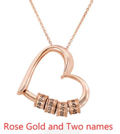 Personalized Heart Necklaces Women Jewelry Custom Name Necklaces & Pendants Mothers Day Gift - TikTopia