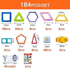 Magnetic Building Blocks DIY Magnets Toys For Kids Designer Construction Set Gifts For Children Toys - TikTopia