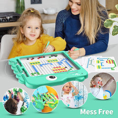 Kids Magnetic Drawing Board Montessori Fine Motor Skill Learning Toy Doodle Gift - TikTopia