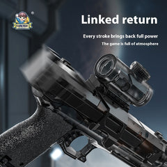 LED Lights Electric Water Guns Children Simulated Shooting Recoil Powerful Automatic Water Spray Gun Kids Summer Outdoor Toys - TikTopia