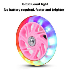 Kids Scooter 3 Wheels Kids Kick Push Flashing Led Light Up Adjustable - TikTopia