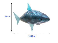 Remote Control Shark Toys Air Swimming Fish Infrared RC Air Balloons Inflatable RC Flying Air Plane Kids Toys - TikTopia