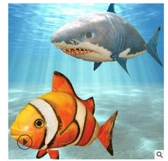 Remote Control Shark Toys Air Swimming Fish Infrared RC Air Balloons Inflatable RC Flying Air Plane Kids Toys - TikTopia