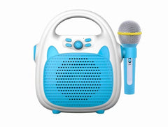 Bluetooth Kids Karaoke Machine Speaker Microphones Rechargeable Portable Toys - TikTopia