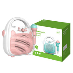 Bluetooth Kids Karaoke Machine Speaker Microphones Rechargeable Portable Toys - TikTopia