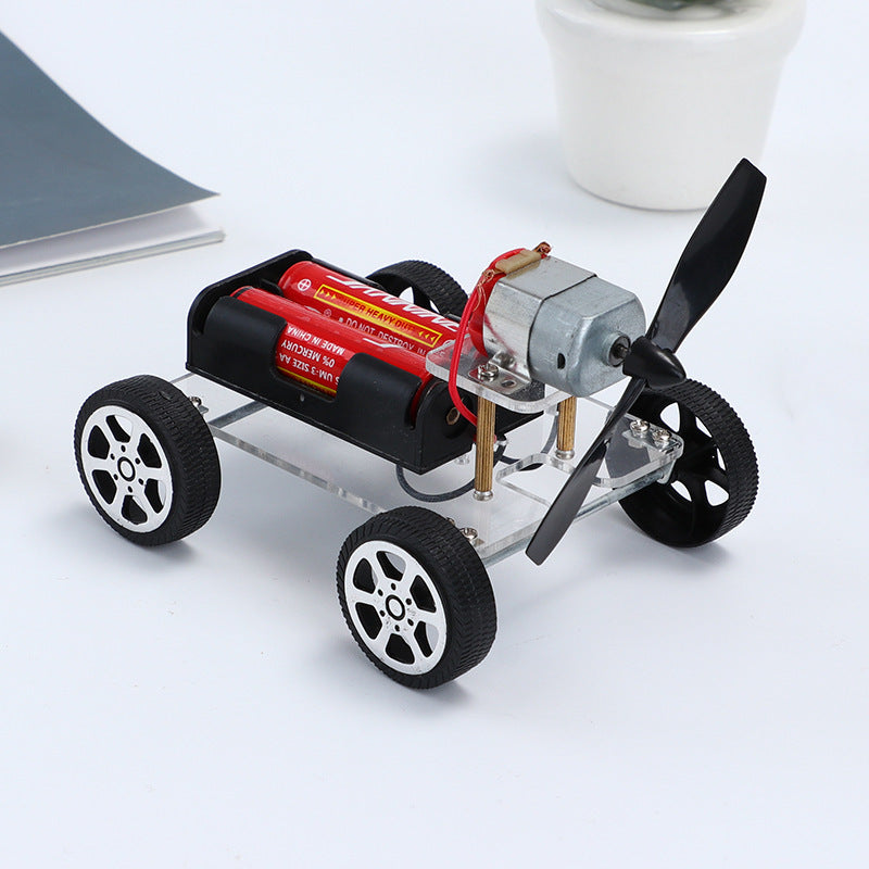 Wind Car Diy Electronic Kit Science Toys Children's Educational Toys Experiment Creative Invention Toys - TikTopia