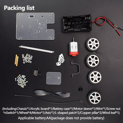 Wind Car Diy Electronic Kit Science Toys Children's Educational Toys Experiment Creative Invention Toys - TikTopia