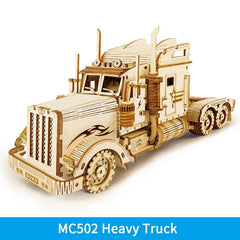 Robotime ROKR Train Model 3D Wooden Puzzle Toy Assembly Locomotive Model Building Kits for Children Kids Birthday Christmas Gift - TikTopia
