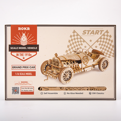 Robotime ROKR Train Model 3D Wooden Puzzle Toy Assembly Locomotive Model Building Kits for Children Kids Birthday Christmas Gift - TikTopia