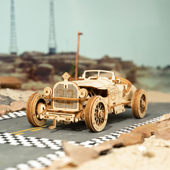 Robotime ROKR Train Model 3D Wooden Puzzle Toy Assembly Locomotive Model Building Kits for Children Kids Birthday Christmas Gift - TikTopia