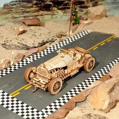 Robotime ROKR Train Model 3D Wooden Puzzle Toy Assembly Locomotive Model Building Kits for Children Kids Birthday Christmas Gift - TikTopia