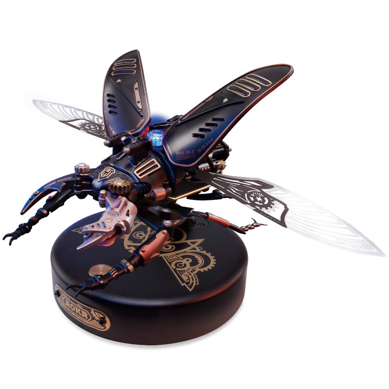 Robotime Rokr The Storm Beetle DIY Moveable Mechanic Organism 3D Puzzle Series Steampunk Design Funny Toys For Kids Child - TikTopia