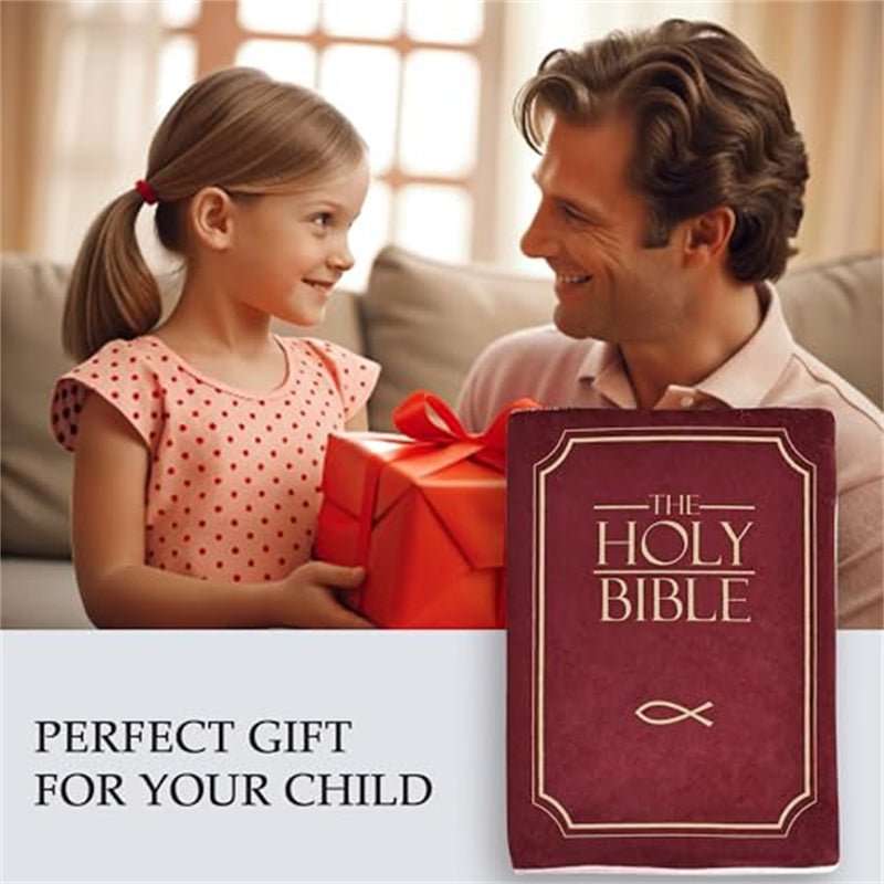 Stuffed Memory Sponge Bible Pillow Plush Toys Bible Pillow Toy With Best Christian Gifts For Kids Children - TikTopia