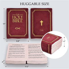 Stuffed Memory Sponge Bible Pillow Plush Toys Bible Pillow Toy With Best Christian Gifts For Kids Children - TikTopia