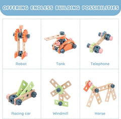 ROBOTIME Workbench Play Set Toddlers Kids Pretend Tool Bench Toy Workshop Toys - TikTopia