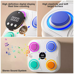 Smart Punching Boxing Electronic Music Machine Home Training Bluetooth With LED. - TikTopia