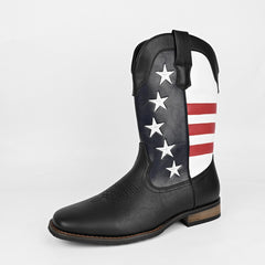 Five-pointed Star Suit Men's Western Cowboy Boot - TikTopia