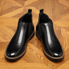 Autumn And Winter Plus Size Chelsea Boots Double Elastic - TikTopia