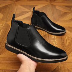 Autumn And Winter Plus Size Chelsea Boots Double Elastic - TikTopia
