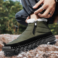 Plus Size Snow Boots Men's Outdoor Thickened Warm - TikTopia