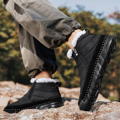 Plus Size Snow Boots Men's Outdoor Thickened Warm - TikTopia