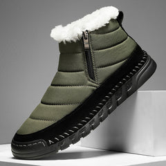 Plus Size Snow Boots Men's Outdoor Thickened Warm - TikTopia