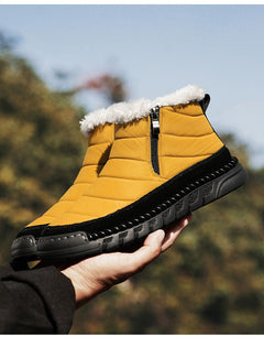 Plus Size Snow Boots Men's Outdoor Thickened Warm - TikTopia