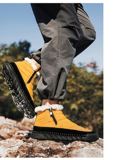 Plus Size Snow Boots Men's Outdoor Thickened Warm - TikTopia