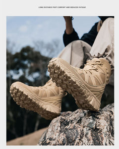 Anti-skid Field Special Forces Combat Boots Anti-kick Hiking Boots - TikTopia