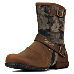 Mid-High Tube Men's Cowboy Boot - TikTopia