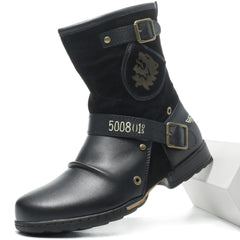 Mid-High Tube Men's Cowboy Boot - TikTopia