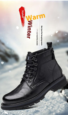 British Style All-matching Work Clothes Ankle Boots Fashion Haulage Motor Leather Boots - TikTopia