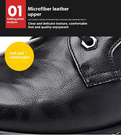 British Style All-matching Work Clothes Ankle Boots Fashion Haulage Motor Leather Boots - TikTopia