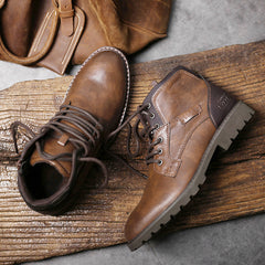 Martin Boots Men's Boots Plus Size Zipper Ankle Boots - TikTopia