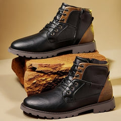 Martin Boots Men's Boots Plus Size Zipper Ankle Boots - TikTopia