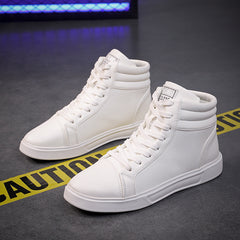 Plus Size Men's Leather Boots Fashion Casual Ankle Boots - TikTopia