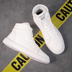 Plus Size Men's Leather Boots Fashion Casual Ankle Boots - TikTopia