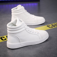 Plus Size Men's Leather Boots Fashion Casual Ankle Boots - TikTopia