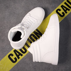 Plus Size Men's Leather Boots Fashion Casual Ankle Boots - TikTopia