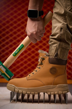 Men's Snow Boots, Steel-toed Boots, Waterproof Winter Warm Fur-lined Shoes - TikTopia