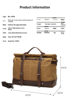 Canvas Shoulder Bag Casual Unisex Crossbody Bag - TikTopia