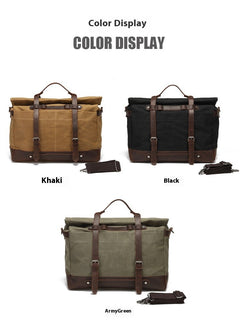 Canvas Shoulder Bag Casual Unisex Crossbody Bag - TikTopia