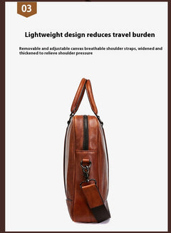 Skeleton-skin Genuine Leather High-grade Briefcase - TikTopia