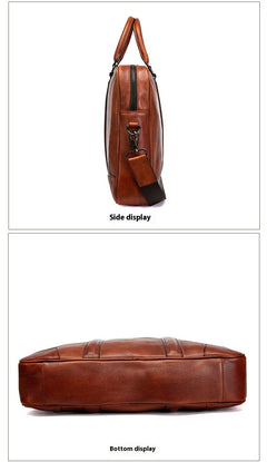 Skeleton-skin Genuine Leather High-grade Briefcase - TikTopia