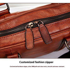 Skeleton-skin Genuine Leather High-grade Briefcase - TikTopia