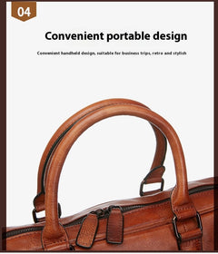 Skeleton-skin Genuine Leather High-grade Briefcase - TikTopia
