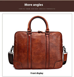 Skeleton-skin Genuine Leather High-grade Briefcase - TikTopia