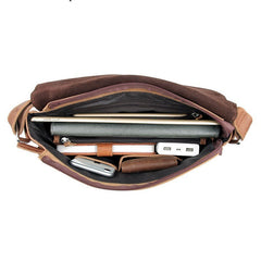 Vintage Leather Crossbody Bag For Men - TikTopia