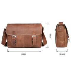Vintage Leather Crossbody Bag For Men - TikTopia
